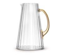 WD LifeStyle Brocca in Acrilico Cc 2,3 Lt Trasparente Finitura Oro