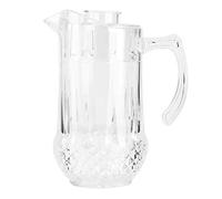 Brocca Acrilica da 1300 Ml/44 Once con Coperchio in Plastica Trasparente Bollitore per Acqua Fredda Birra Alla Spina Limonata Succo di Bevanda Brocca per KTV Bar Hotel