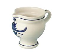 Brocca, Amola 1/4 Lt -h10 cmDecoro antico Ragno in porcellana bianca lavabile in lavastoviglie bianco