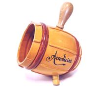 Brocca Arrostibotte grande porta arrosticini e spiedini in maiolica