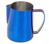 BROCCA CAFFÈ TITANIZZATA IN ACCIAIO INOSSIDABILE PERFETTA LATTE ART PERFETTA CAFFÈ A CASA NEGOZIO BLU COLORATO FACILE USARE PRESA CONFORTEVOLE (Blu)