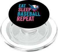 Brocca da baseball Eat Sleep Baseball Repeat Ice Cream Drip PopSockets PopGrip per MagSafe