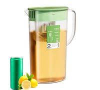 Brocca d'acqua con infusore per frutta | Brocca per acqua - Brocca per acqua da 2 litri con coperchio e infusore per frutta - Utensili per servire bevande, brocca per acqua fredda, dispenser per