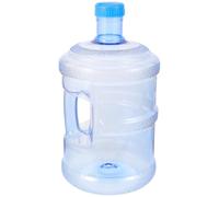 Brocca D'acqua Riutilizzabile Trasparente 7,5 l Maniglia e Bocca Larga | Plastica , Beccuccio a Flusso Controllato e Tappo a Vite, per Campeggio e Auto Stile Casuale