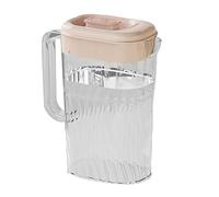 Brocca di succo con coperchio - Contenitore decorativo per bevande, brocca di succo moderna | Brocca di acqua trasparente con beccuccio versatore, brocca di succo con coperchio ermetico, caraffa per