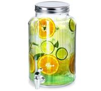 Brocca di vetro con rubinetto - Dispenser di bevande da 5,6 litri