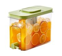 Brocca dispenser d'acqua a tenuta stagna da 4 litri con rubinetto, contenitore per bevande per succhi, limonata, cocktail e tè freddo, perfetto per feste ed eventi all'aperto (verde)