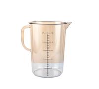 Brocca dosatrice 3 pezzi di misurino in plastica spessa con bilancia bifacciale e manico, for dolci da cucina, for tè al latte(5000ml)