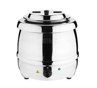 Brocca elettrica commerciale 360X345mm del bollitore 10L della zuppa dell'acciaio inossidabile di bufalo