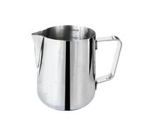 Brocca for montalatte in acciaio inossidabile da 350/600 ml con strumento for caffè barista professionale in scala trasparente(350ml with scale)