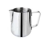 Brocca for montalatte in acciaio inossidabile da 350/600 ml con strumento for caffè barista professionale in scala trasparente(600ml with scale)