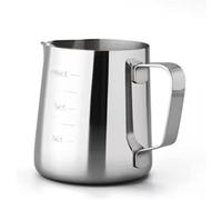 Brocca for schiuma di latte, tazza for caffè con fiore a strappo, bocca appuntita, for densa scala, for a da 350 ml