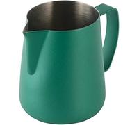 Brocca for schiumare il latte for macchina da caffè, tazza for in acciaio inossidabile, brocca for cappuccino e 304 antiaderente, a forma di fiore, tazze for, bricco for barista, for, col