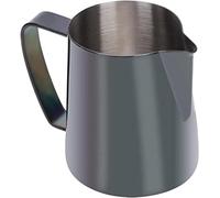 Brocca for schiumare il latte for macchina da caffè, tazza for in acciaio inossidabile, brocca for, for nera colorata Cupize(Black)