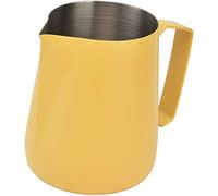 Brocca for schiumare il latte for macchina da caffè, tazza for in acciaio inossidabile, brocca for, for pulita, design integrato, sicura con beccuccio appuntito for for bar, colore: nero