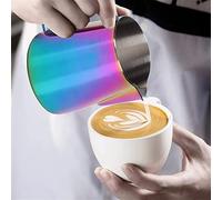 Brocca for schiumare il latte for macchina da caffè, tazza for in acciaio inossidabile, brocca for, for nera colorata Cupize(Multi Colored)