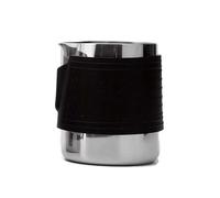 Brocca For Schiumare Il Latte, Tazza For Schiumare Il Latte, Tazza For Schiumare Con Manicotto In Silicone Nero Antiscottatura, Schiuma Di Latte For Cappuccino