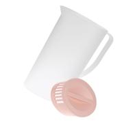 Brocca Grande 2,2 in PP Coperchio Filtrante per Bevande | Trasparente, Multiuso per Acqua e Latte, Adatta a Buffet Self-service e Ristorazione