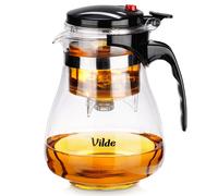 Brocca in vetro con infusore a grilletto da 1,65 l