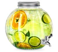 Brocca in vetro con rubinetto da 5,5 l