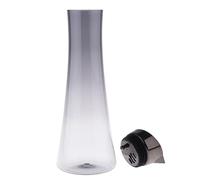 Brocca in vetro per succhi di acqua, latte, tè, bevande, 1,6 l, colore nero