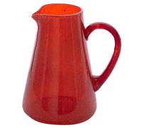 Brocca in Vetro Soffiato a Bocca colore Rosso Kaleidos Surf