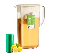 Brocca Infusore: Bottiglia Di Acqua Fredda Da 2 Litri Con Coperchio E Colino Rimovibile, Utensili Per Servire Bevande, Dispenser Di Bevande Con Acqua Con Infusione Di Frutta | Dispenser Di Bevande