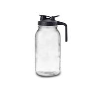 Brocca nel Vetro da 64 Once con Coperchio Brocca per Acqua un Prova di Perdite, per Acqua, Succhi, Latte, TÃ¨, CaffÃ¨ Freddo e Bevande