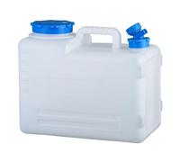 Brocca per acqua con beccuccio, contenitore per acqua da campeggio 15L/4Gal con manico Brocca da campeggio portatile in pe per uso alimentare multifunzione per uso all'aperto e di emergenza - Conte