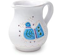 Brocca per Acqua e per Vino 1 Litro Fatta a mano - Ceramica Pavoncella Sardegna Classica