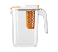 Brocca per infusore di frutta, brocca resistente al calore, grande brocca da tè, 2600 ml di brocche per infusori di tè | Puche per infusore d'acqua per succhi ghiacciati, bevande, acqua, limone