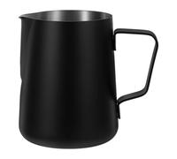 Brocca per Latte Art in Acciaio Inox Nera 600ml per Schiumare Latte