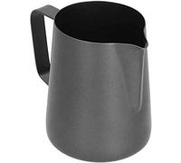 Brocca per latte, Brocca for schiumare il latte for macchina da caffè, tazza for in acciaio inossidabile, brocca for, for e con beccuccio appuntito for la cucina di casa, for(Svart)