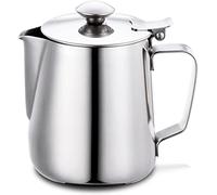 Brocca per latte, Brocca for schiumare il latte for macchina da caffè, tazza for in acciaio inossidabile, brocca for 304 Tazza for lucidata con coperchio for for panna espresso