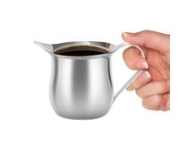 Brocca per latte - Brocca per latte da schiumare con beccuccio, mini drinkstuff | Churn Creamer Bar Tool Latte | Accessori per caffè artistici per bar, caffetteria, casa, viaggi, ristorante, cucina