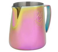 Brocca per latte in acciaio inossidabile Brocca per latte caffè Cappuccino Latte Art Barista Brocche per vapore Brocca per latte Tazza per crema Brocca Brocca per latte Brocca per schiuma(400ml)