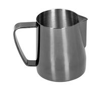 Brocca per Latte Montalatte 600 ml in Acciaio Inox 304 Nero - Beccuccio Antigoccia, Resistente e Multifunzionale per Casa e Baristi (350ml)