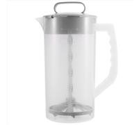 Brocca per mescolare bevande, brocca d'acqua in plastica da 2 litri/64 once con coperchio