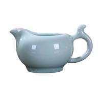 Brocca per salsa in ceramica, Salsa Latte Brocca Ristorante Casa Celadon Relief Ceramica Kung Fu Set da tè Tazza for l'equità Pentola for il latte Salsiera creativa(Blue)