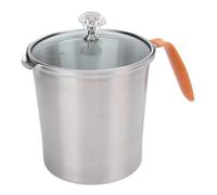 Brocca per Schiuma di Latte, Tazza per Montalatte in Acciaio Inossidabile da 300 Ml o 700 Ml con Coperchio, Bilancia, Tazza per Montalatte Accessori per Macchine da caffè per