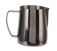 Brocca per schiuma in acciaio inossidabile Montalatte durevole per Latte Art 600 ml (Nera)