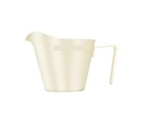 Brocca Per Schiumare Il Latte Misurino for caffè espresso da 2 pezzi, bicchierini for salsa for in acciaio inossidabile con manico for dessert di bistecca al(Beige)