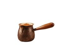 Brocca Rame Martellato Tazza for l'equità con manico laterale, beccuccio a becco d'aquila, brocca for l'acqua in rame martellato, tè Gongfu