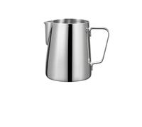 Brocca schiumalatte in acciaio inox da 100 ml - 900 ml, per espresso, latte, cappuccino - Brocca per schiumare la crema (argento, grande)