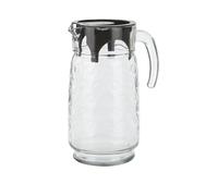 Brocca vetro 1,7 L coperchio grigio Rings Pasabahce