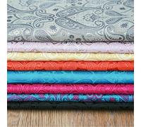 Broccato Tessuto Damasco Finto Seta Fiore Cuscino Clothing Materiale 75cm 100cm
