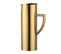 Brocche Brocca D'acqua Acciaio Inossidabile, Con Ice Guard, Teiera Caraffa Per Servire Acqua, Succhi Di Frutta, Tè Freddo E Altre Bevande Fredde (Oro,1.8L)