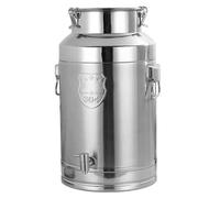 Brocche di latte con coperchi sigillanti brocca acqua portatile da 5 galloni con rubinetto e manici e fibbie secchio in acciaio inossidabile per alimenti bagnati asciutti