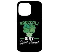 Broccoli è il mio spirito Animale Vegano Vegetariano Vegetariano Custodia per iPhone 14 Pro Max