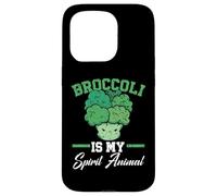 Broccoli è il mio spirito Animale Vegano Vegetariano Vegetariano Custodia per iPhone 15 Pro